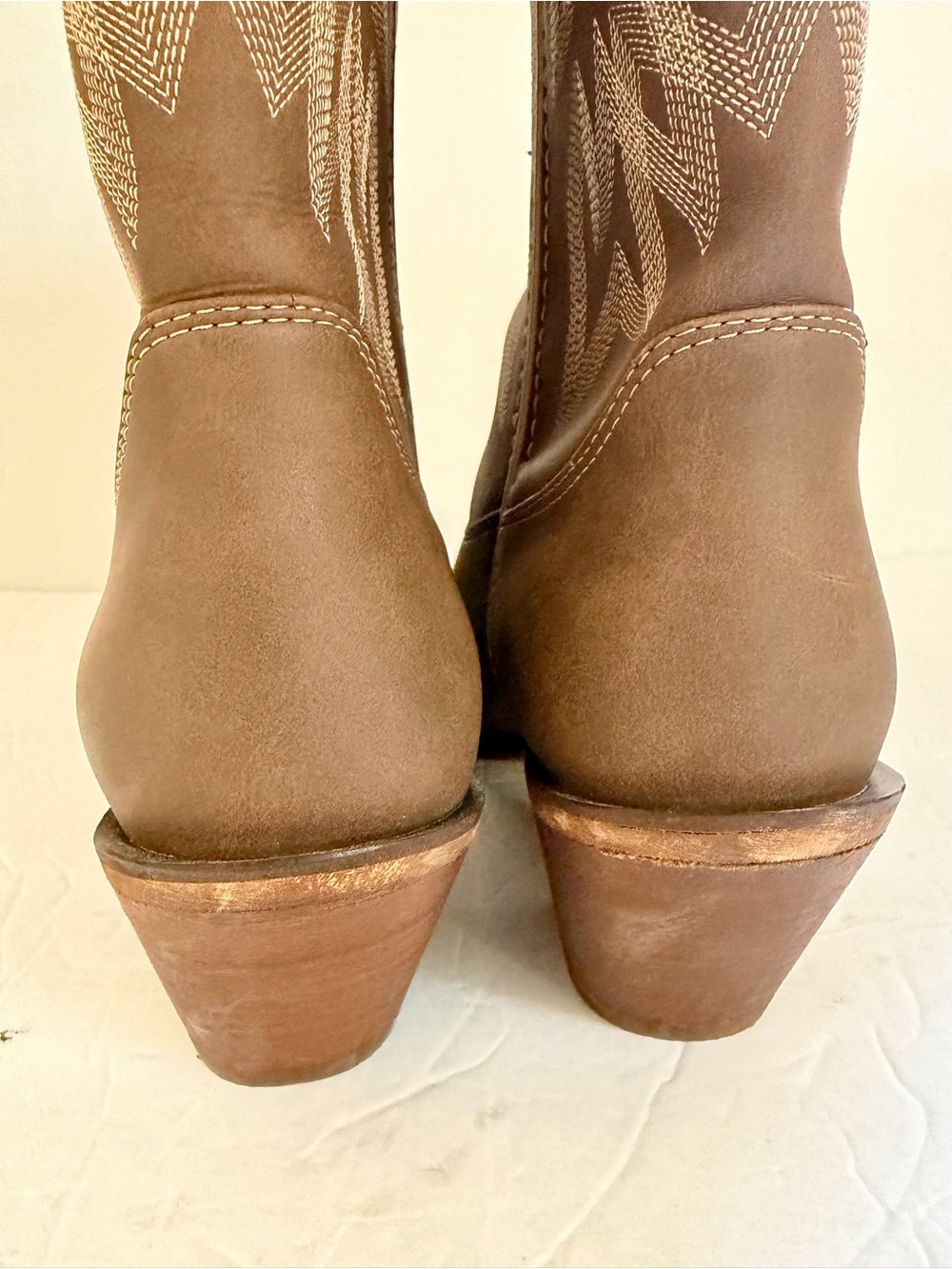 Durango Lady Rebel Western Mid Calf Brown Women Cowboy Boots Size 10M - Picture 5 of 9